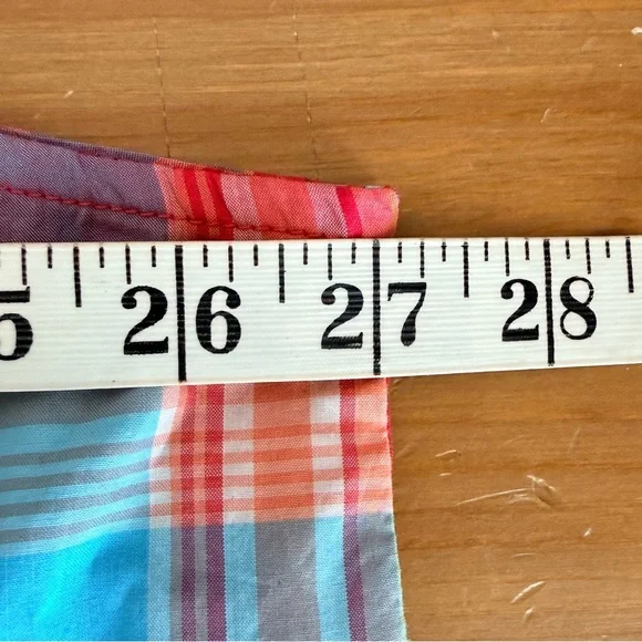 NWT Tommy Hilfiger Plaid Flutter Sleeveless Sleeve Plus Size Top Size 2X - Picture 8 of 9